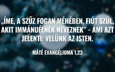 VELÜNK AZ ISTEN!