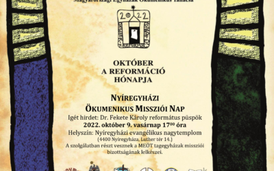 OKTÓBER A REFORMÁCIÓ HÓNAPJA PROGRAMSOROZAT